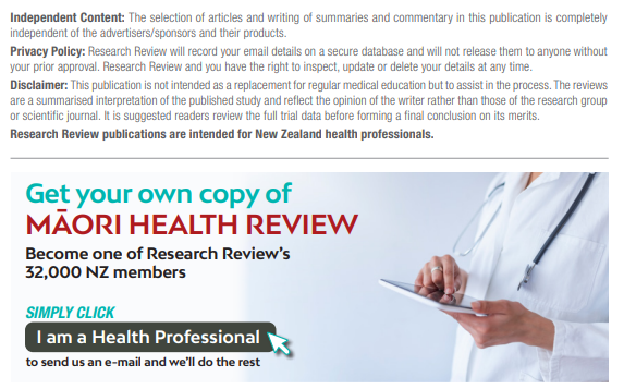 mailto:admin@researchreview.co.nz?subject=I would like to subscribe to Maori Health Review